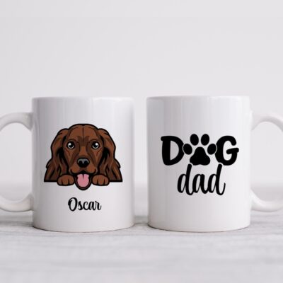 Perrsonalized Cocker Spaniel Dad Mug