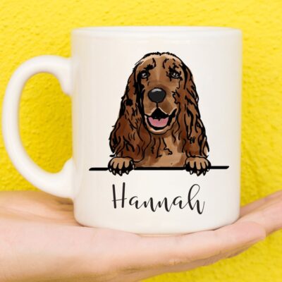 Perrsonalized Cocker Spaniel Dog Lovers Mug