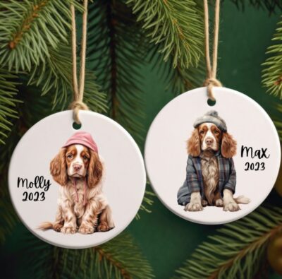 Perrsonalized Cocker Spaniel Lovely Ornament