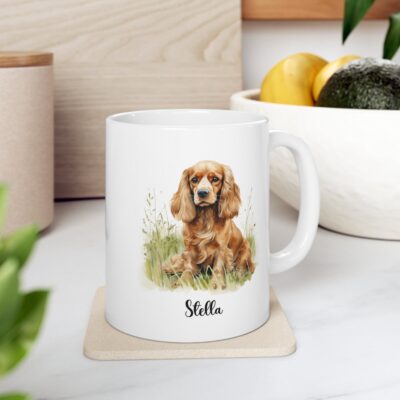 Perrsonalized Cocker Spaniel Lovers Mug