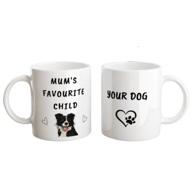 Personalised Border Collie Mug