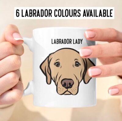 Personalised Labrador Dog Mug