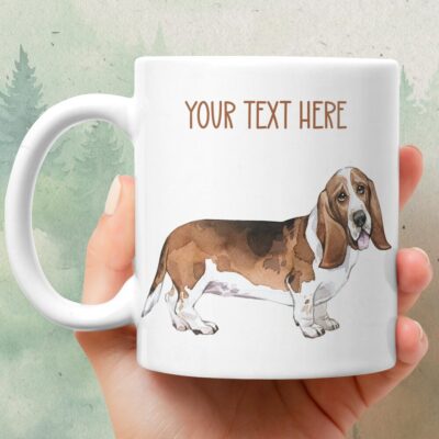 Personalized Basset Hound Mug