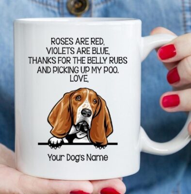 Personalized Basset Hound Quotes Mug