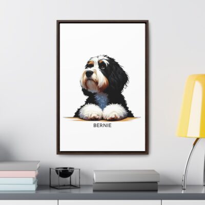 Personalized Bernedoodle Memorial Wall Art