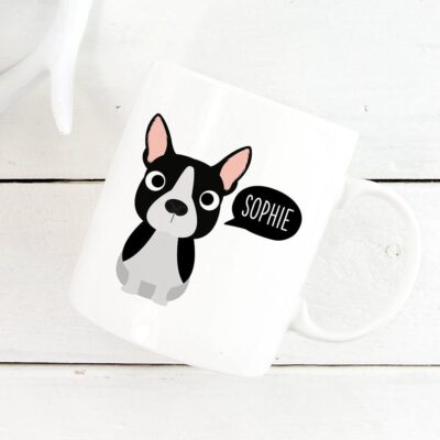 Personalized Boston Terrier Coffee Mug