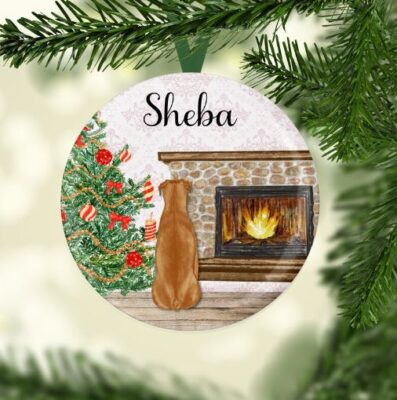 Personalized Boxer Christmas Ornament - Dog Gifts Store