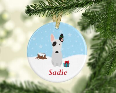 Personalized Bull Terrier Cute Ornament