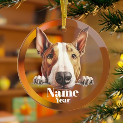 Personalized Bull Terrier Dog Ornament