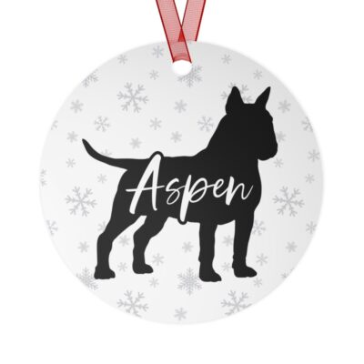 Personalized Bull Terrier Xmas Ornament