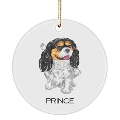 Personalized Cavalier King Charles Spaniel Ornament