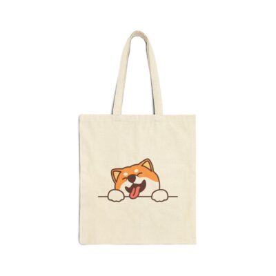 Personalized Cute Shiba Smiling Tote Bag