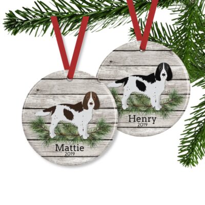 Personalized English Springer Spaniel Cute Ornament