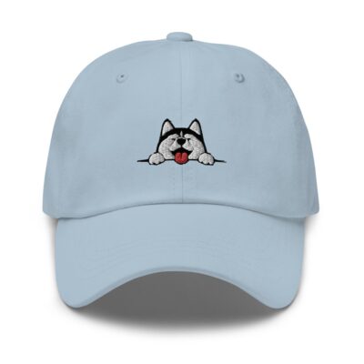 Personalized Funny Siberian Husky Paws Embroidered Cap