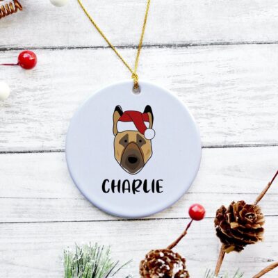 Personalized German Shepherd Christmas Ornament - Dog Gifts Store