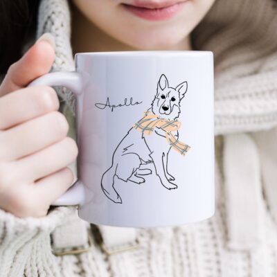 Personalized German Shepherd Coffee Mug