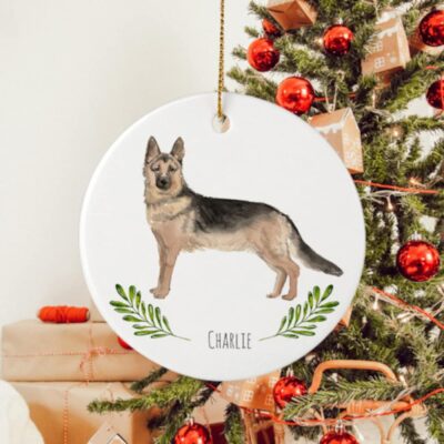 Personalized German Shepherd Cute Ornaments