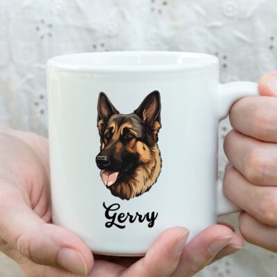 Personalized German Shepherd Friends Mug