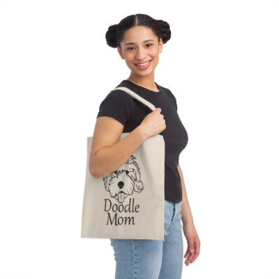 Personalized Golden Doodle Mom Grocery Tote Bag