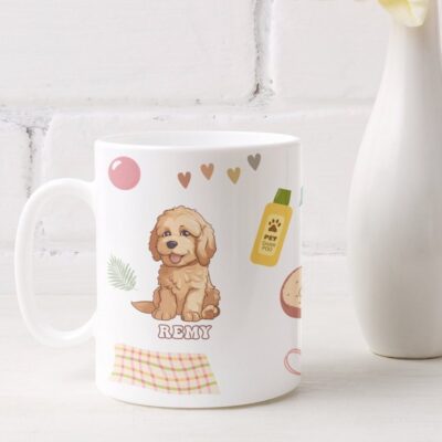 Personalized Goldendoodle Ceramic Mug