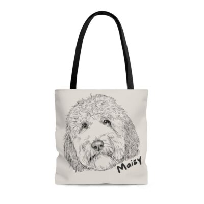 Personalized Goldendoodle Cute Dog Tote Bag