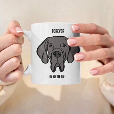 Personalized Great Dane Cute Face Mug