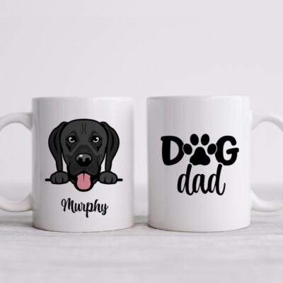 Personalized Great Dane Dad MugPersonalized Great Dane Dad Mugz