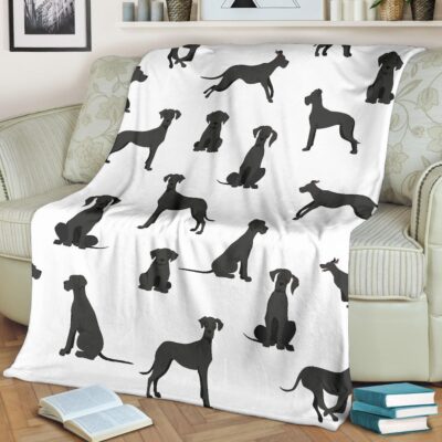 Personalized Great Dane Dog Lovers Blanket