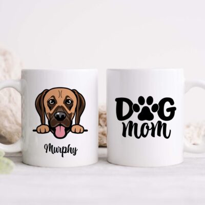 Personalized Great Dane Dog Mom Mug