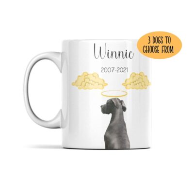 Personalized Great Dane Loss Gift Mug