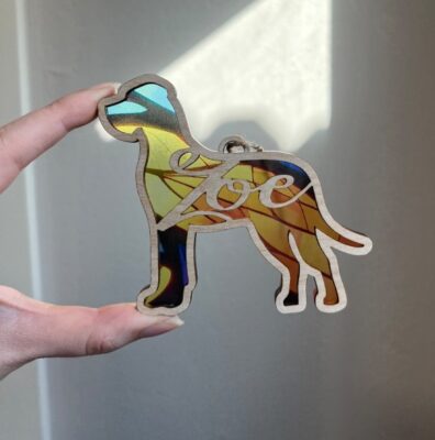 Personalized Great Dane Suncatcher