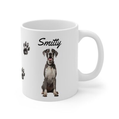 Personalized Great Dane With Paw Mug