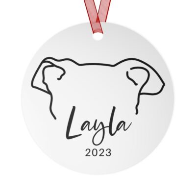 Personalized Greyhound Lovely Ears Ornament