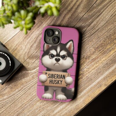 Personalized Husky Angry Phone Case