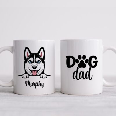 Personalized Husky Dad Mug