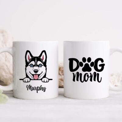 Personalized Husky Mom Mug