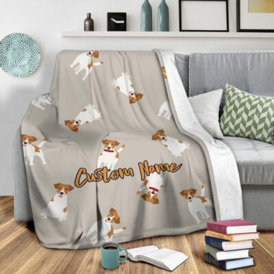 Personalized Jack Russell Terrier Lovers Blanket