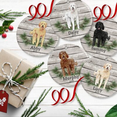 Personalized Labradoodle Lovely Gifts Ornament