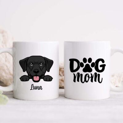 Personalized Labrador Retriever Mom Mug