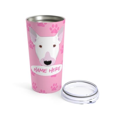 Personalized Love My Bull Terrier Tumbler