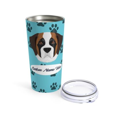 Personalized Love My Saint Bernard Tumbler