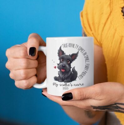 Personalized Lovely Scottish Terrier Mug