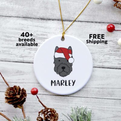 Personalized Lovely Scottish Terrier Ornament