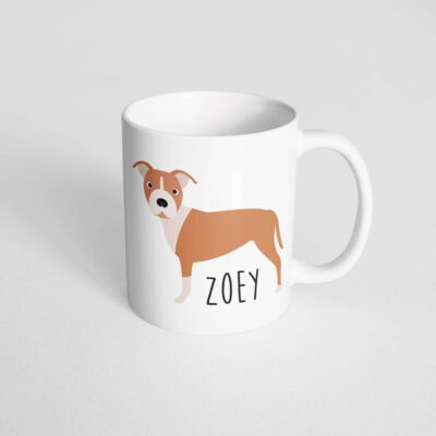 Personalized Pitbull Dog Lovers Mug