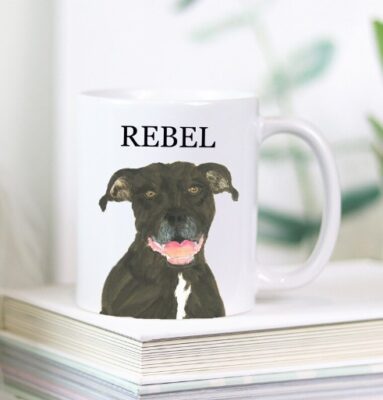 Personalized Pitbull Dog Mug