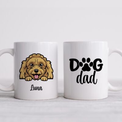 Personalized Poodle Dad Mug