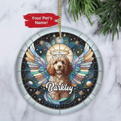 Personalized Poodle Sympathy Ornament