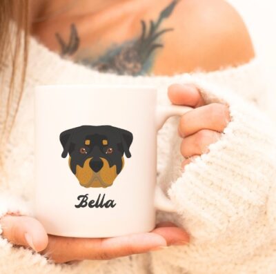 Personalized Rottweiler Lovers Mug