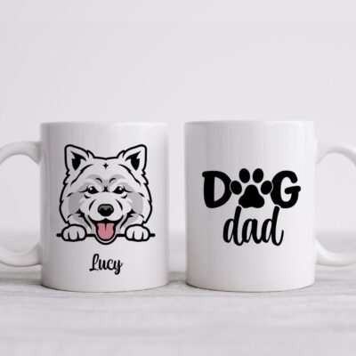 Personalized Samoyed Dad Mug