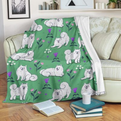 Personalized Samoyed Lovers Blanket